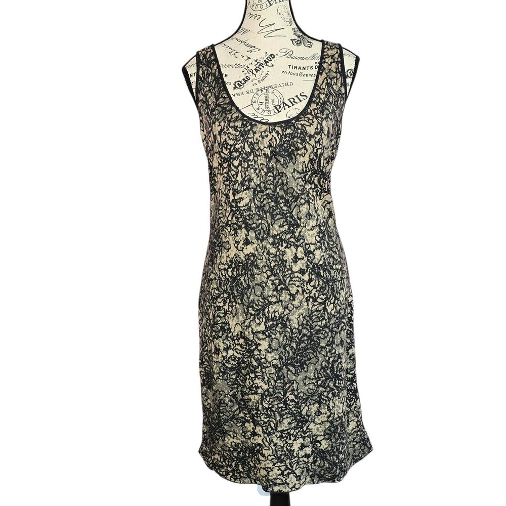Peruvian Connection pima cotton sleeveless knee-length sheath dress  Small